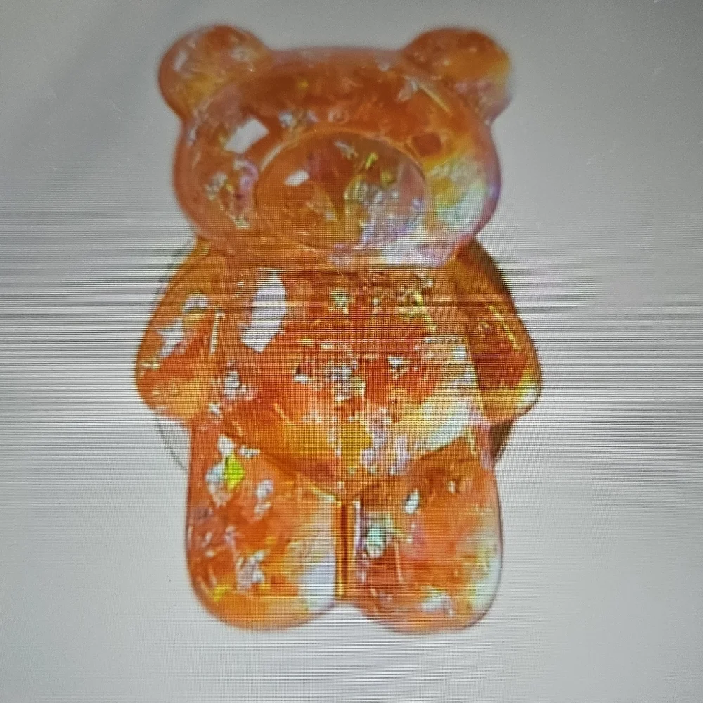 White Smartphone with Bear Grip